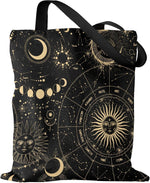 Aesthetic Canvas Tote Bag - Reusable Shoulder Tote Bag for Women Lady Casual Vacation, Shopping, Work, Gym