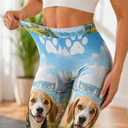 Limited Edition Beagle Theme Leggings L4566