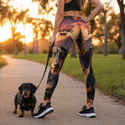 Limited Edition Dachshund Theme Leggings L4577