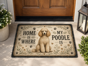 LImited Editon Poodle Theme Doormat