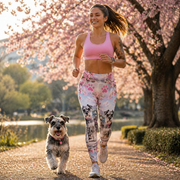Limited Edition Schnauzer Theme Leggings L4566