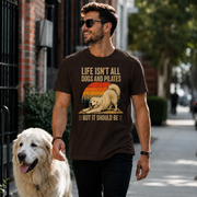 Life Isn't All About Dogs and Pilates Unisex Dog Theme T Shirt