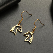 Horse Drop Earrings for Women Stainless Steel Animal Cute Horse Shape Dangle Earring Horse Lover Jewelry Gift for Girls