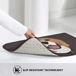 1Pc Beagle Anti-Slip Door Mat Bath Mat Happy Beagle Dog Balcony Carpet Welcome Rug Indoor Decor