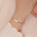 Dachshunds Sausage Dog Bracelets for Women Stainless Steel Double Layers Beads Chain Bracelets Jewelry Birthday Gift