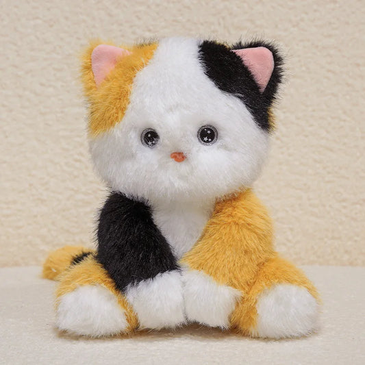 ﻿Cute Cartoon Cat Plush Dolls 24Cm Devon Rex Siamese Black Cat Soft Sleep Toy Cute Kids Birthday Gift Decorative Accompany Toy
