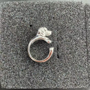 Beagle Dog Ring Free Size Punk Animal Beagle Ring Jewelry for Pet Lovers