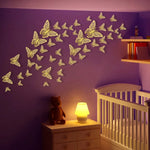 12/36/72PCS 3D Butterfly Wall Decor 4 Styles 3 Sizes,Butterfly Decorations for Butterfly Birthday Party Cake Room Decorations