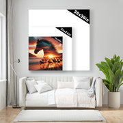 Majestic Spirit: The Wild Harmony of Horses and Sunset