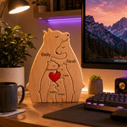 Customized Wooden Bear Family Puzzle (6 bears) PU69
