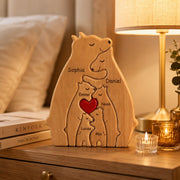 Customized Wooden Bear Family Puzzle (6 bears) PU69