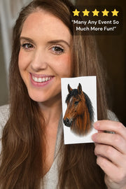 Horse Theme Temporary Tattoo