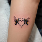 Bee Theme Temporary Tattoo