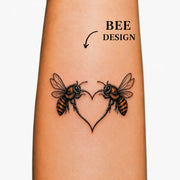 Bee Theme Temporary Tattoo