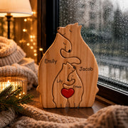 Customized Wooden Bear Family Puzzle ( 4 bears) PU67