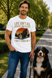 Life Isn't All About Dogs and Pilates Dog Theme T Shirt