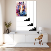Majestic Muse: A Watercolor Portrait for the Discerning Collector