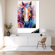 Majestic Muse: A Watercolor Portrait for the Discerning Collector