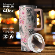 Schnauzer Dog Theme Tumbler 40oz