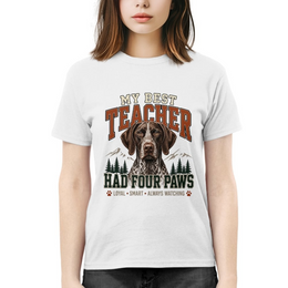 German Shorthaired Pointer Dog Theme Unisex T-shirt