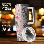 Schnauzer Dog Theme Tumbler 40oz