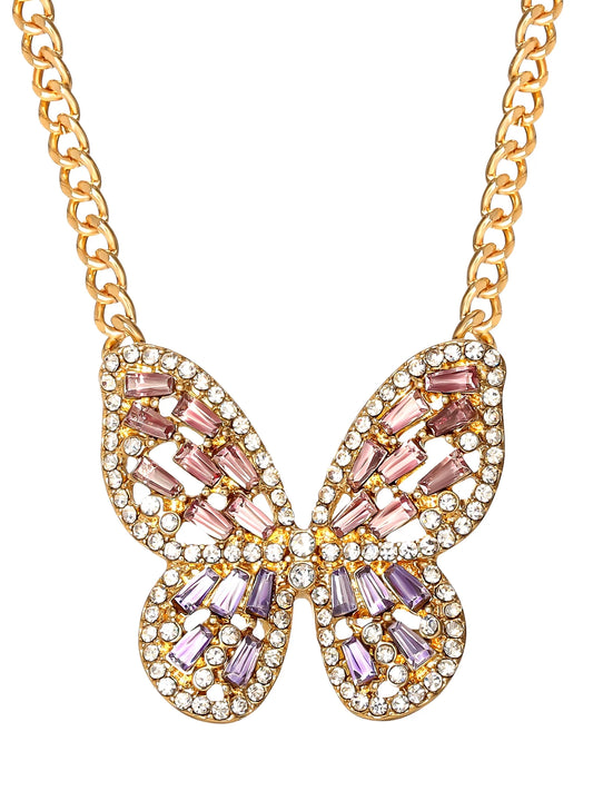 Fashion Metal Butterfly Necklace