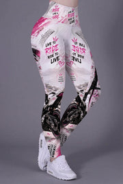 Limited Edition Lady Biker Theme Leggings - L4336