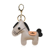 Personalized Name Leather Keychain, Custom Pony Bag Charm, 2026 Pony Pendant Keychain, Gift for Girl/Boy, Birthday Gift for Daughter
