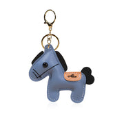Personalized Name Leather Keychain, Custom Pony Bag Charm, 2026 Pony Pendant Keychain, Gift for Girl/Boy, Birthday Gift for Daughter
