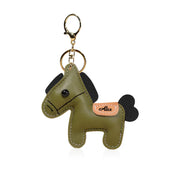 Personalized Name Leather Keychain, Custom Pony Bag Charm, 2026 Pony Pendant Keychain, Gift for Girl/Boy, Birthday Gift for Daughter