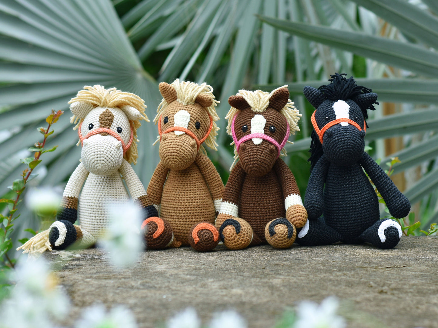 Horse Crochet Animals - Amigurumi Horse Toy - Handmade Crochet Horse Gift - Amigurumi Pony Toys - Custom Horse Color - Finished Crochet Toy