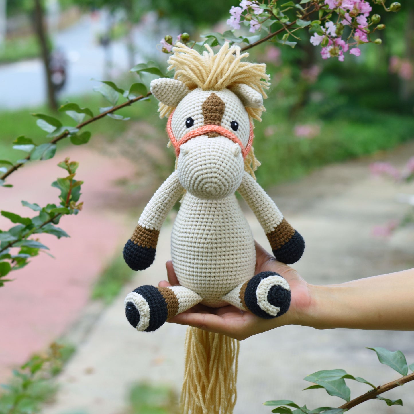 Horse Crochet Animals - Amigurumi Horse Toy - Handmade Crochet Horse Gift - Amigurumi Pony Toys - Custom Horse Color - Finished Crochet Toy