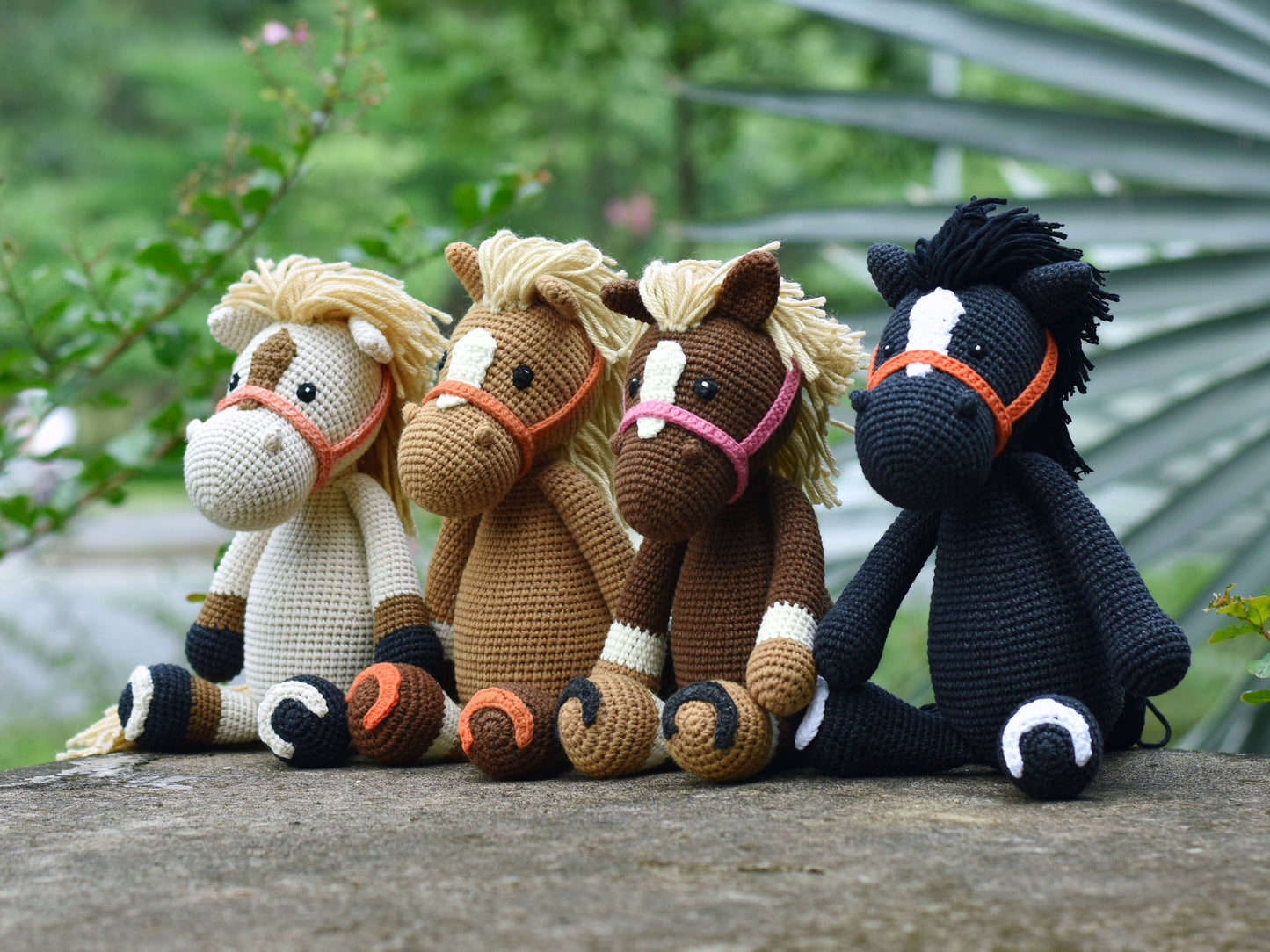 Horse Crochet Animals - Amigurumi Horse Toy - Handmade Crochet Horse Gift - Amigurumi Pony Toys - Custom Horse Color - Finished Crochet Toy