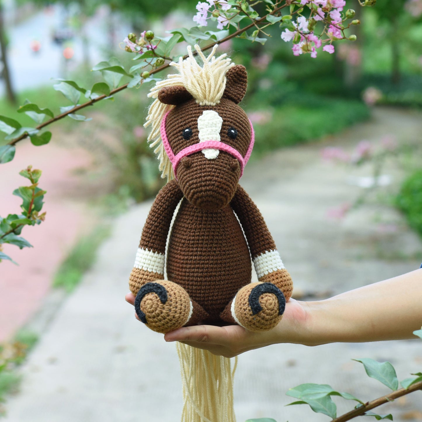 Horse Crochet Animals - Amigurumi Horse Toy - Handmade Crochet Horse Gift - Amigurumi Pony Toys - Custom Horse Color - Finished Crochet Toy