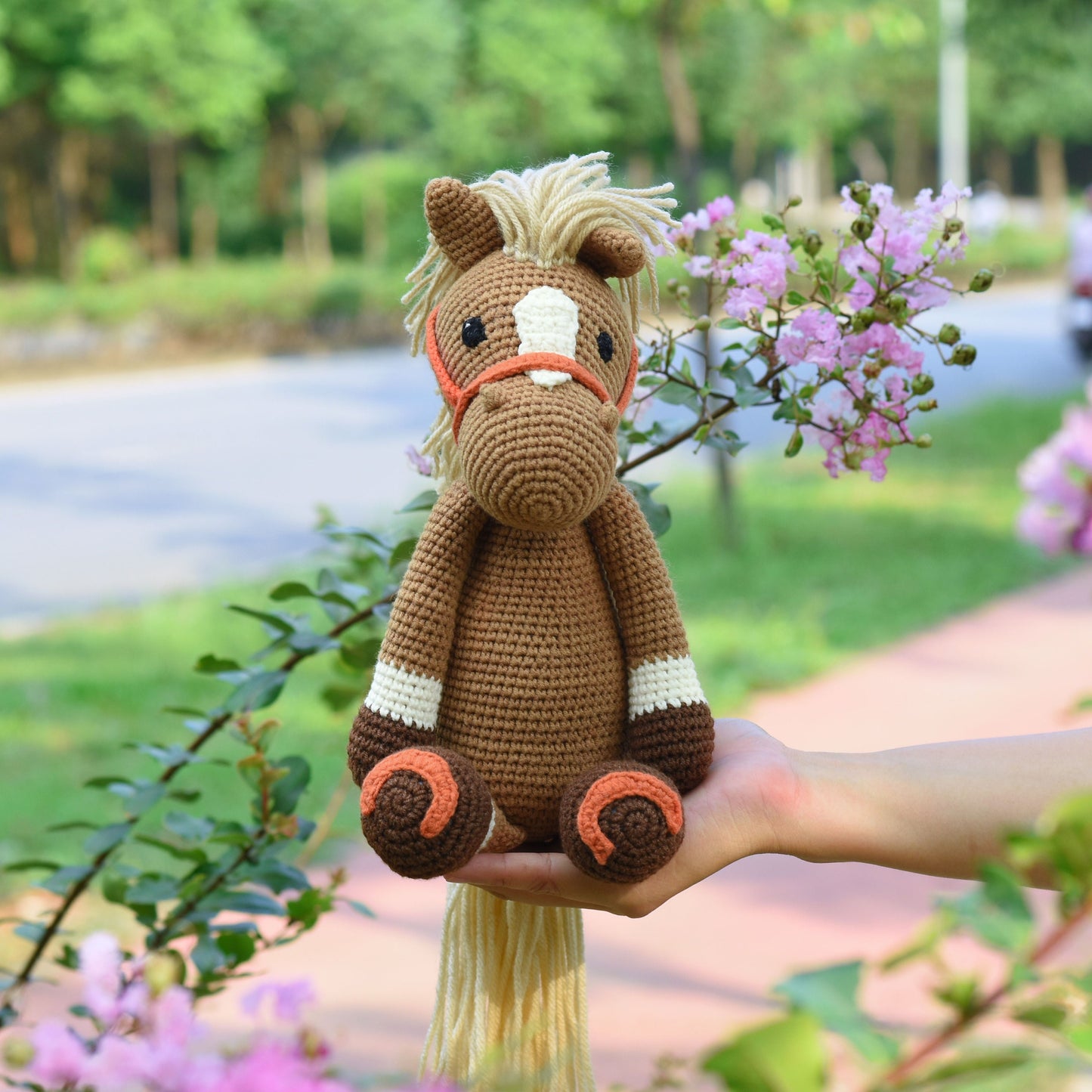 Horse Crochet Animals - Amigurumi Horse Toy - Handmade Crochet Horse Gift - Amigurumi Pony Toys - Custom Horse Color - Finished Crochet Toy