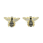 Minimalist Bee Earrings, Bumblebee Earrings, Earrings, Bee Jewelry, , Honeybee Earrings, Animal Jewelry, Gift for Her Mom