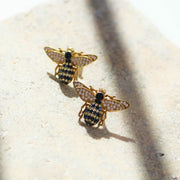 Minimalist Bee Earrings, Bumblebee Earrings, Earrings, Bee Jewelry, , Honeybee Earrings, Animal Jewelry, Gift for Her Mom
