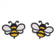 Cute Bee Embroidered Sew on Patch, Bee Applique