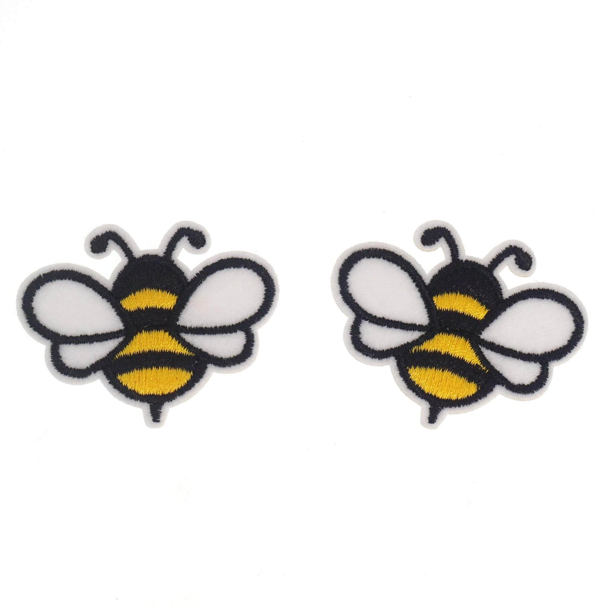 Cute Bee Embroidered Sew on Patch, Bee Applique