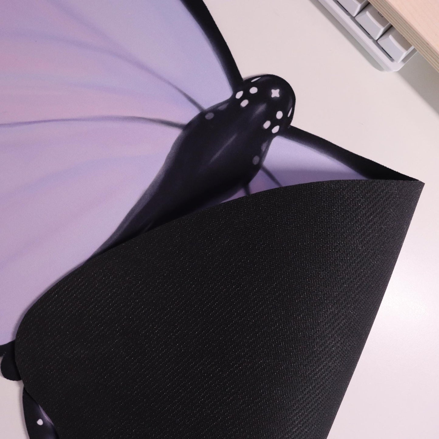 Lilac Butterfly Deskmat 90X40Cm Waterproof