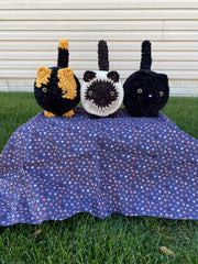 Crocheted Cat, Crocheted Stuffed Animal, Gift for Animal Lovers, Gift for Cat Lovers