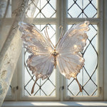 Butterfly Acrylic Suncatcher, Elegant Fairy Window Hanging, Iridescent Butterfly Decor, Gift for Her, Magical Room Accent, Fairycore Decor