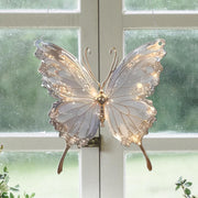 Butterfly Acrylic Suncatcher, Elegant Fairy Window Hanging, Iridescent Butterfly Decor, Gift for Her, Magical Room Accent, Fairycore Decor