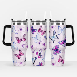 Butterfly Theme Tumbler 1135
