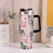 Schnauzer Dog Theme Tumbler 40oz