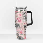 Schnauzer Dog Theme Tumbler 40oz