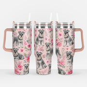 Schnauzer Dog Theme Tumbler 40oz
