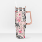 Schnauzer Dog Theme Tumbler 40oz