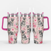 Schnauzer Dog Theme Tumbler 40oz
