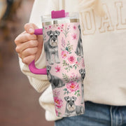 Schnauzer Dog Theme Tumbler 40oz